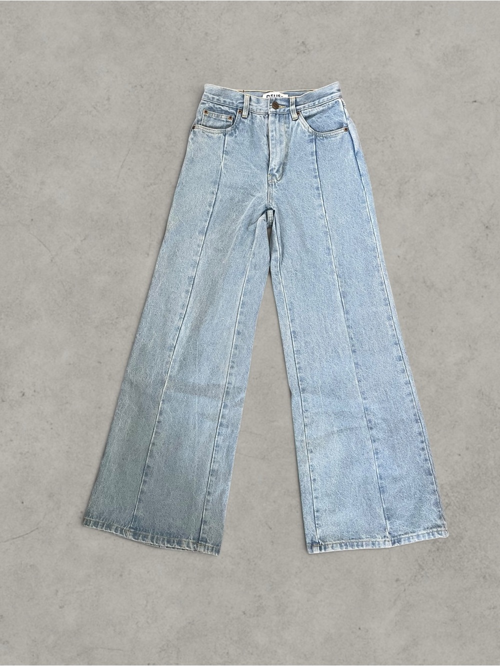 Deus Light Wash Wide Leg Women’s Jeans